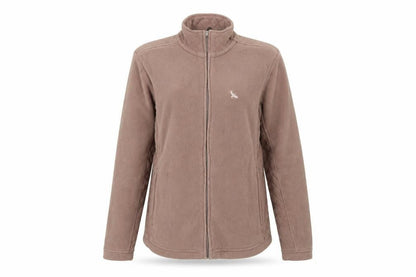 Womens UK Size 14 Hawkshead Brown Full Zip Jumper