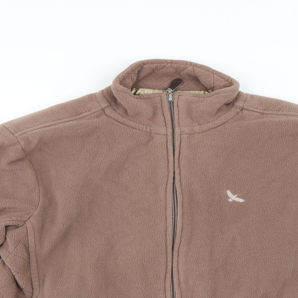 Hawkshead Womens Brown   Full Zip Jumper Size 14
