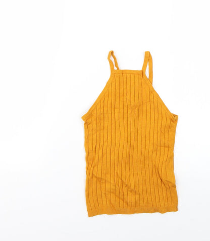 Womens UK Size 6 Atmosphere Orange Basic Tank