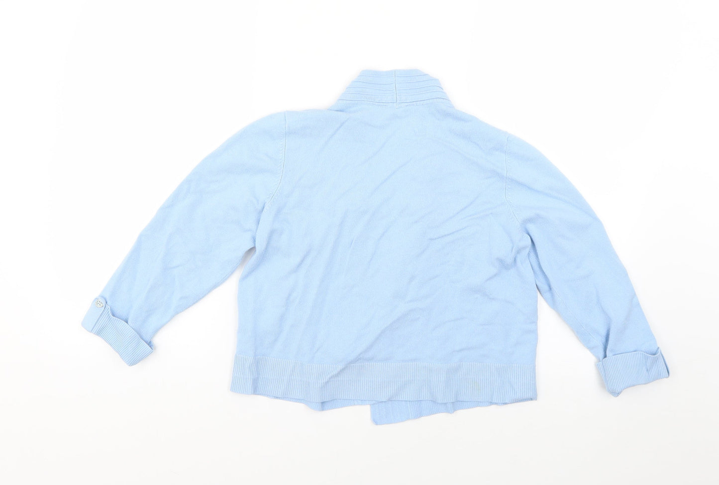 Womens UK Size 16 BHS Blue Cardigan Jumper