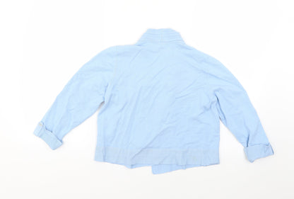 Womens UK Size 16 BHS Blue Cardigan Jumper