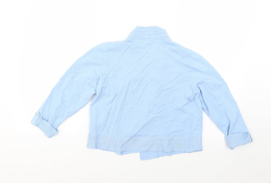 Womens UK Size 16 BHS Blue Cardigan Jumper