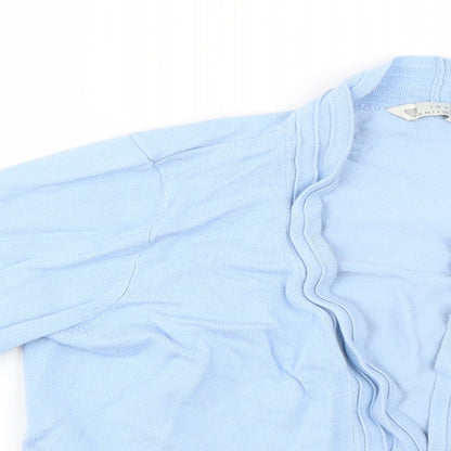 Womens UK Size 16 BHS Blue Cardigan Jumper