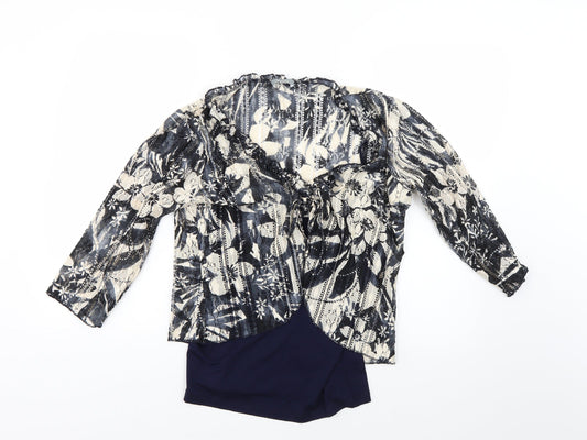 Per Una Womens Blue   Basic Blouse Size 12