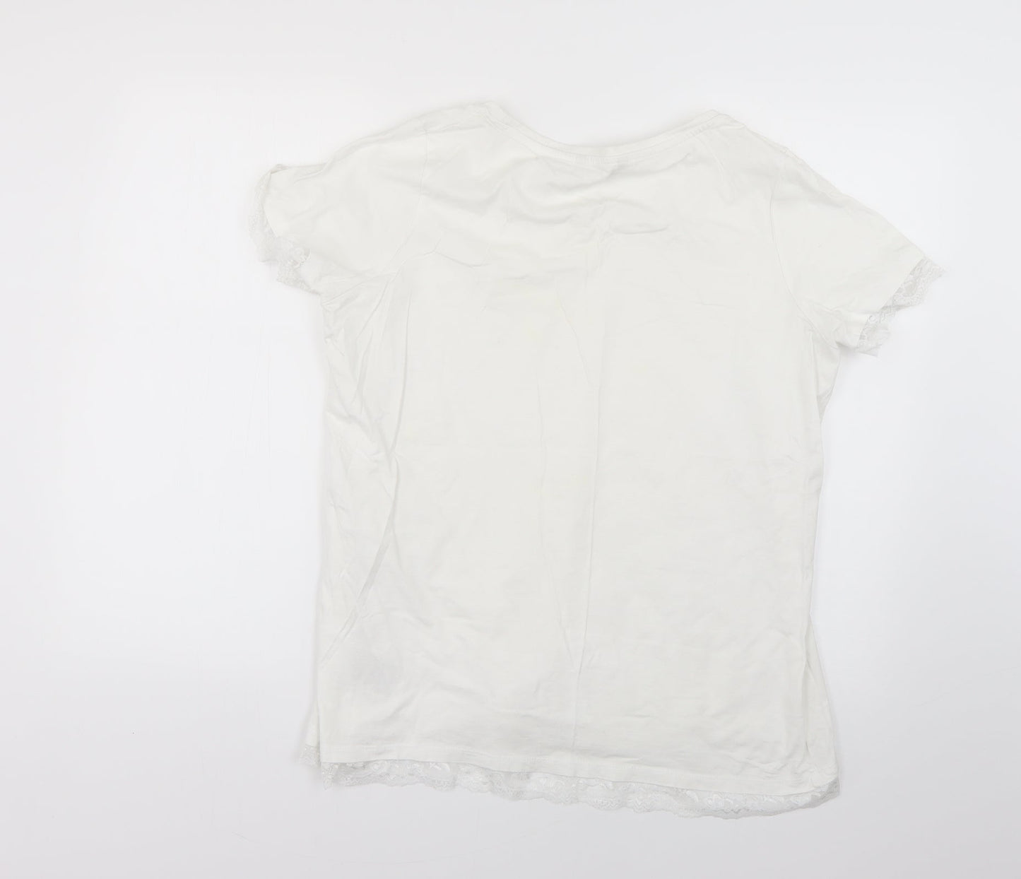 Womens UK Size 16 pebble bay White Basic Blouse