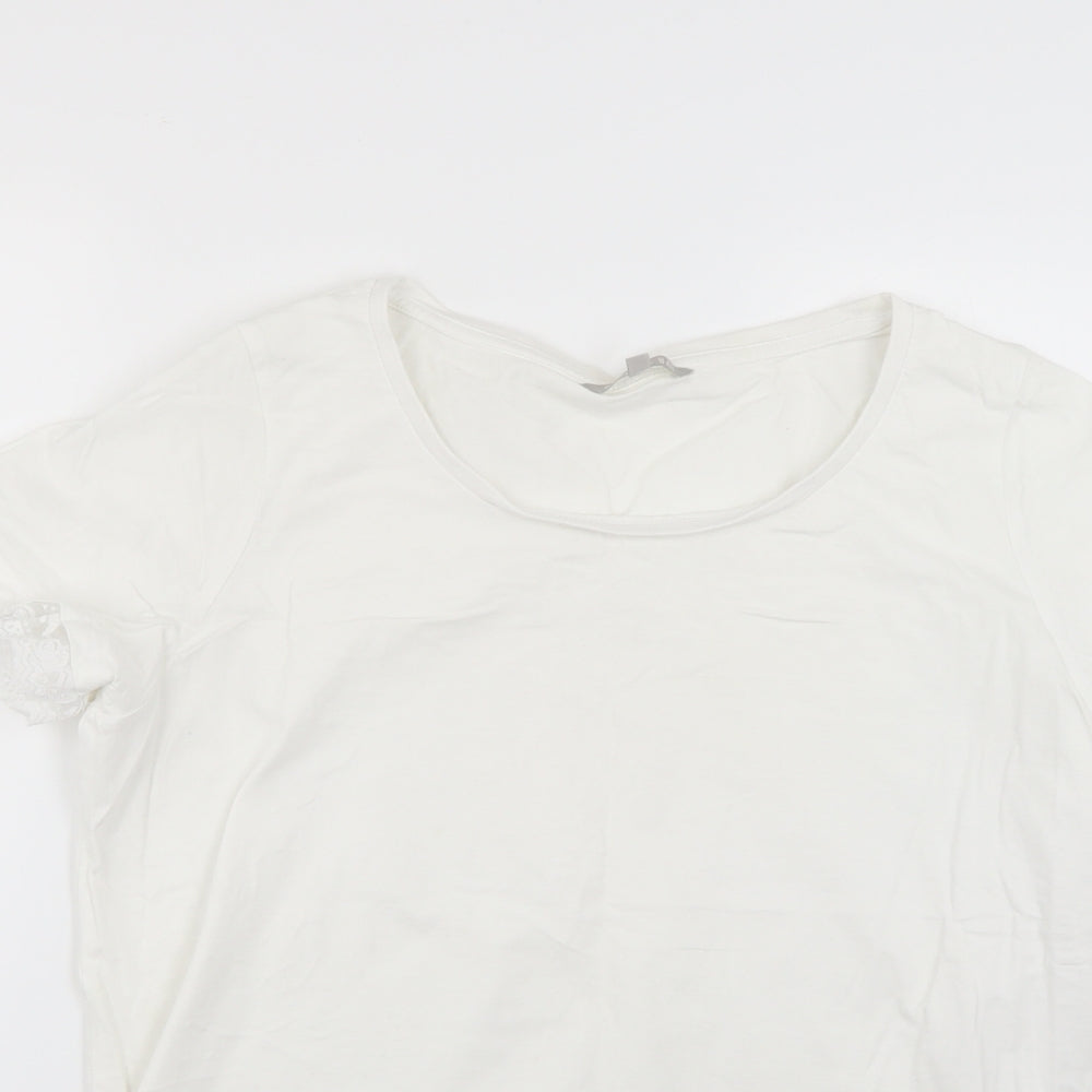 Womens UK Size 16 pebble bay White Basic Blouse