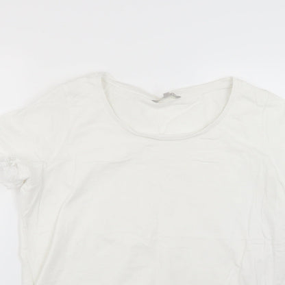 Womens UK Size 16 pebble bay White Basic Blouse