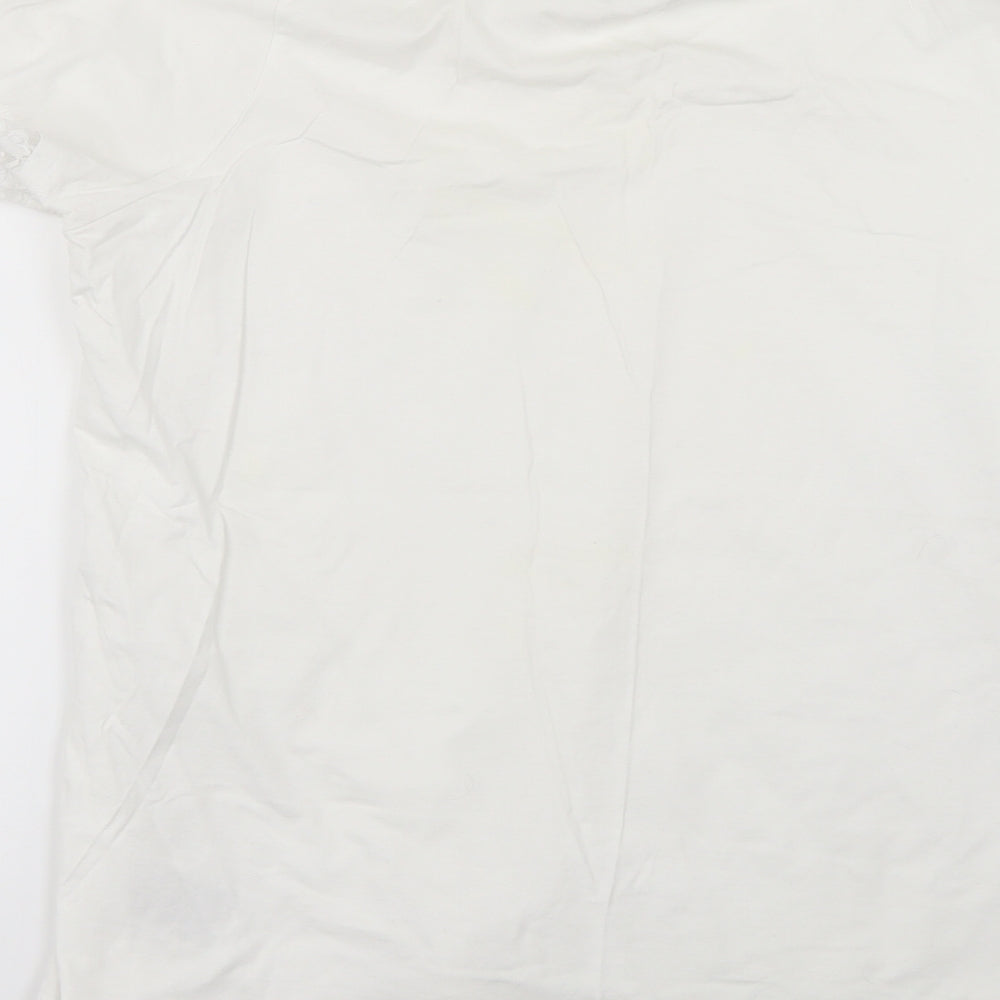 Womens UK Size 16 pebble bay White Basic Blouse