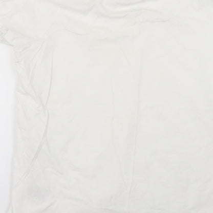 Womens UK Size 16 pebble bay White Basic Blouse