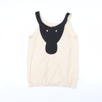 Et vous Womens Beige   Basic Tank Size 14