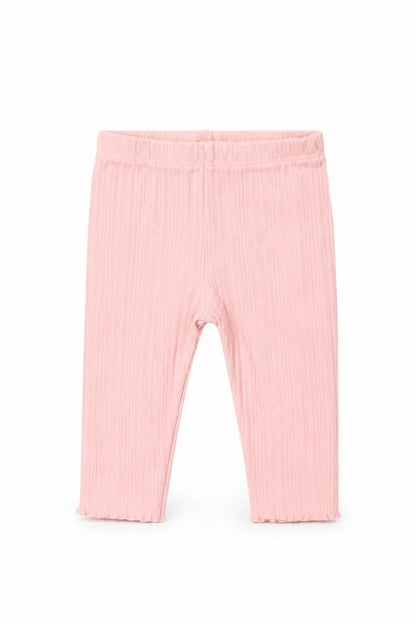 Fred & FLo Girls Pink   Capri Trousers Size 6-9 Months