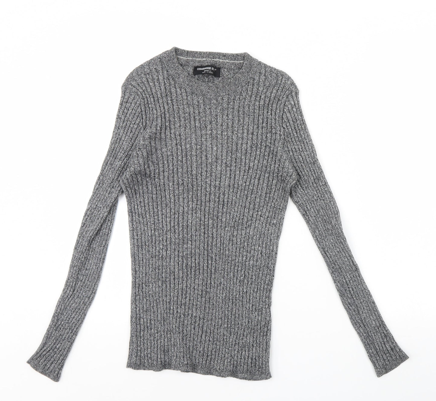 Cedar Wood State Mens Grey   Pullover Jumper Size S