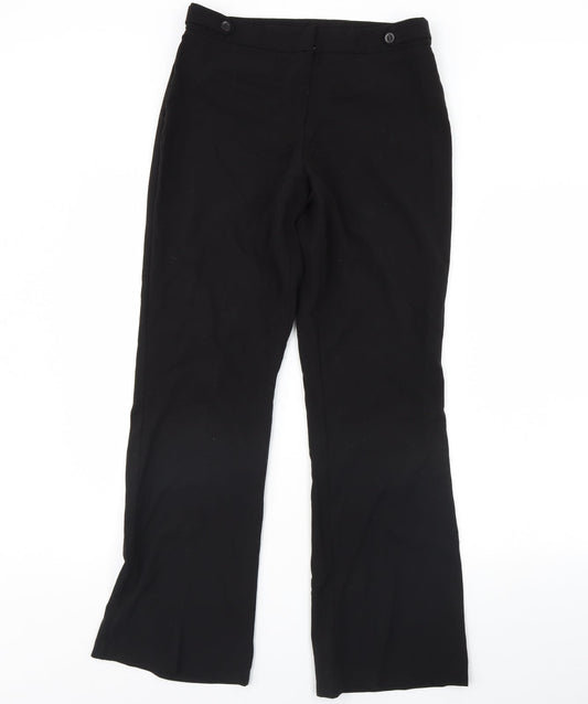 Autonomy Womens Black   Dress Pants Trousers Size 10 L29 in