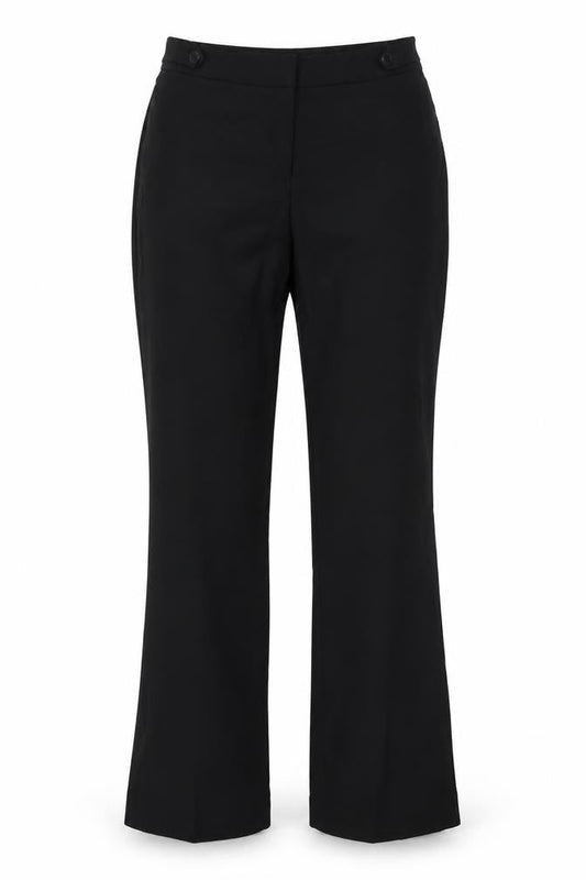 Womens UK Size 10 Autonomy Regular Fit Dress Pants Black Trousers