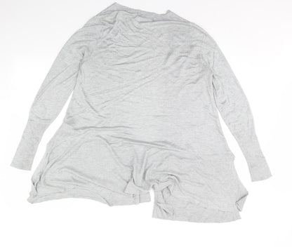 Womens UK Size M M&S Grey Cardigan Jumper
