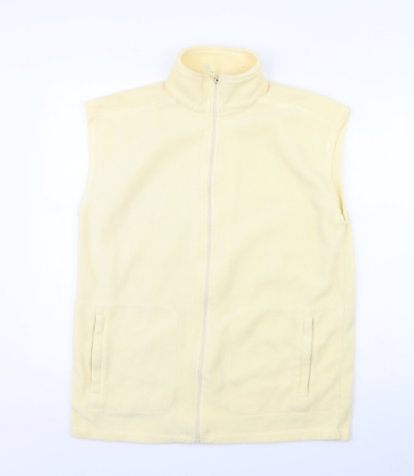 exe Womens Yellow  Fleece Gilet Jacket Size S