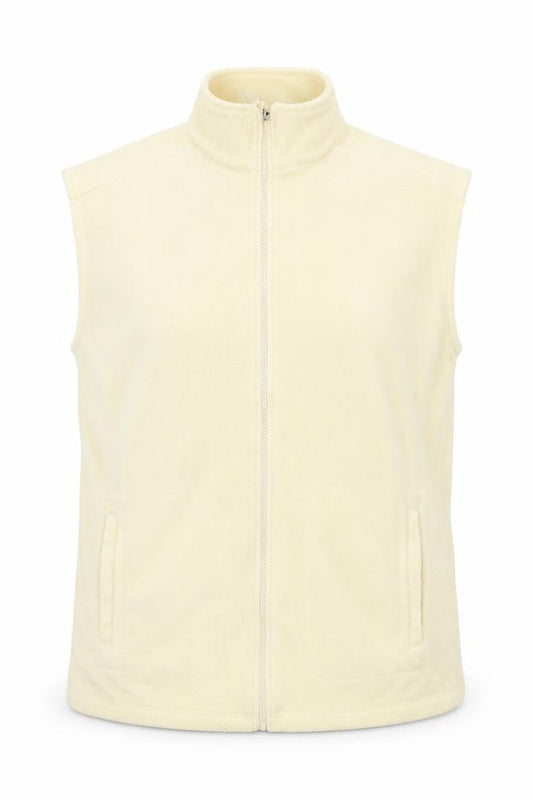 exe Womens Yellow  Fleece Gilet Jacket Size S