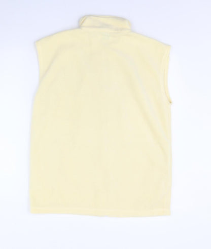 exe Womens Yellow  Fleece Gilet Jacket Size S