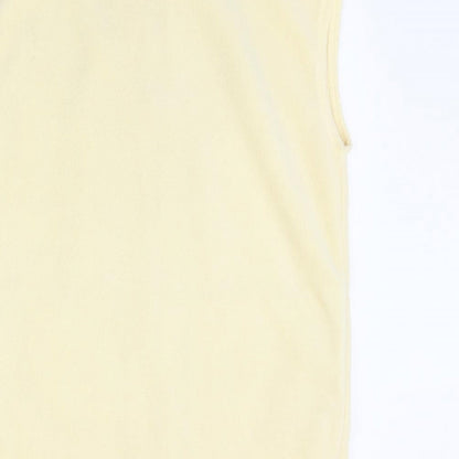 exe Womens Yellow  Fleece Gilet Jacket Size S