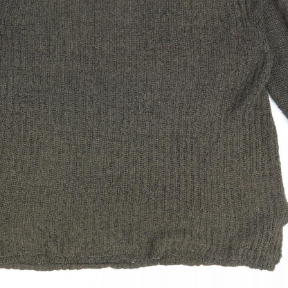 Womens UK Size L H&M Green Pullover Jumper