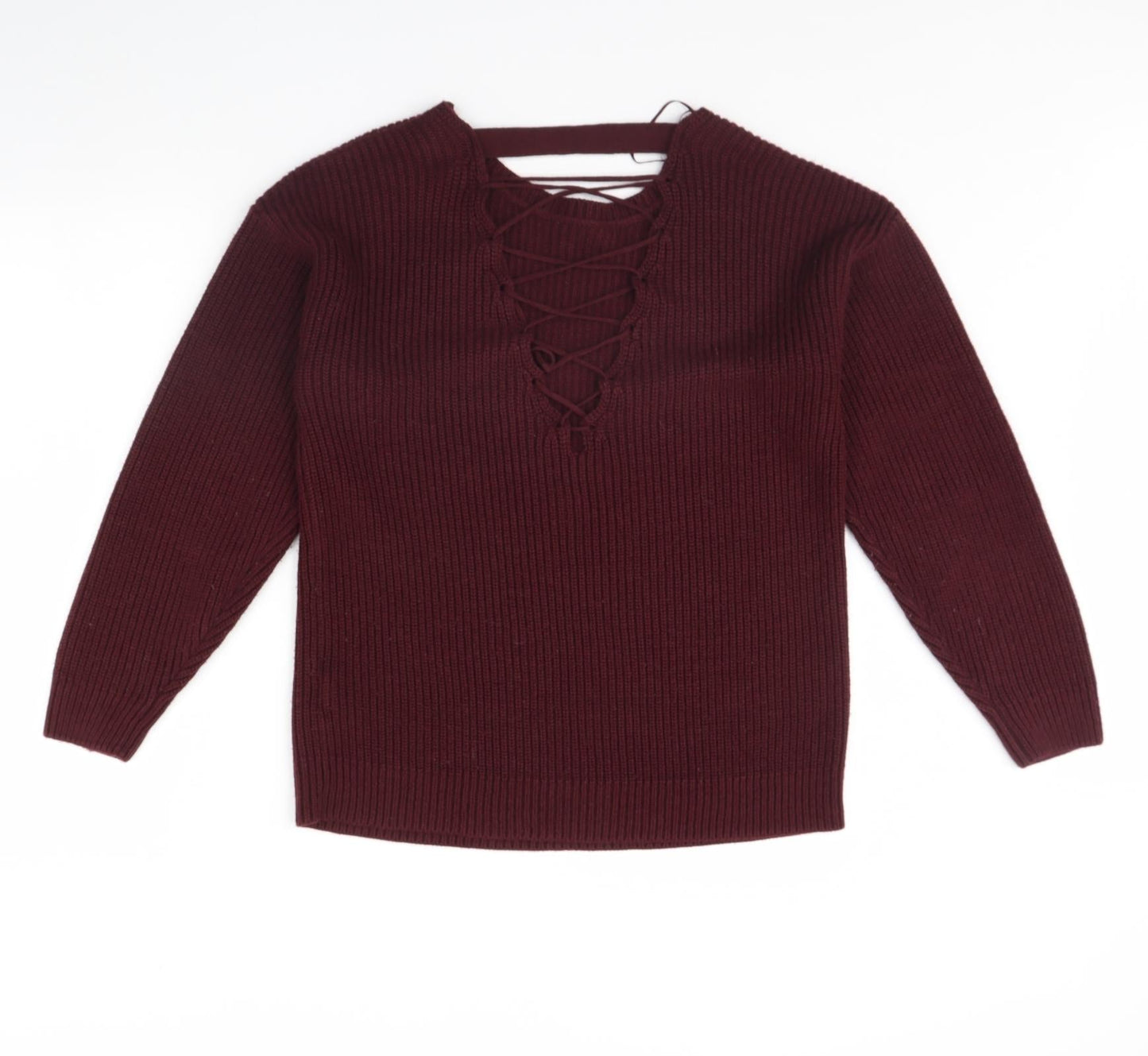 Womens UK Size S New Look Purple Pullover Jumper