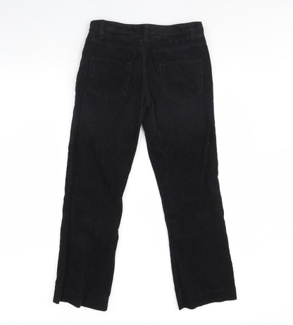 Womens UK Size 8 Preworn Regular Fit  Black Trousers