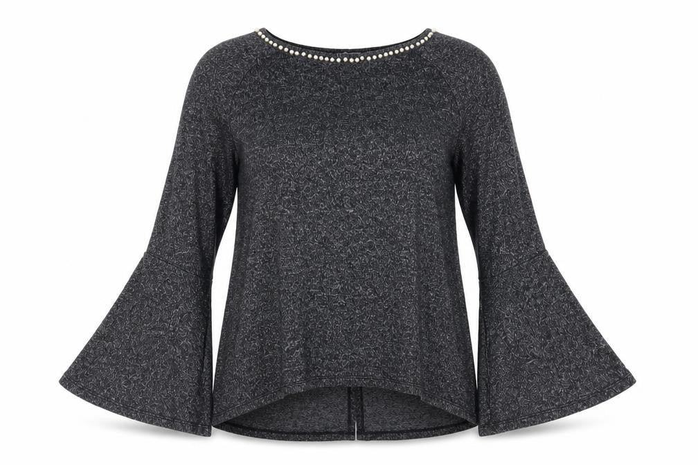 Womens UK Size S COIN 1804 Grey Basic T-Shirt