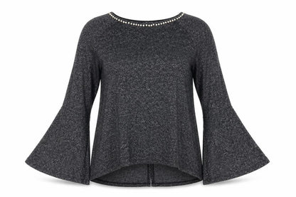 Womens UK Size S COIN 1804 Grey Basic T-Shirt