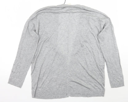 Womens UK Size S H&M Grey Cardigan Jumper