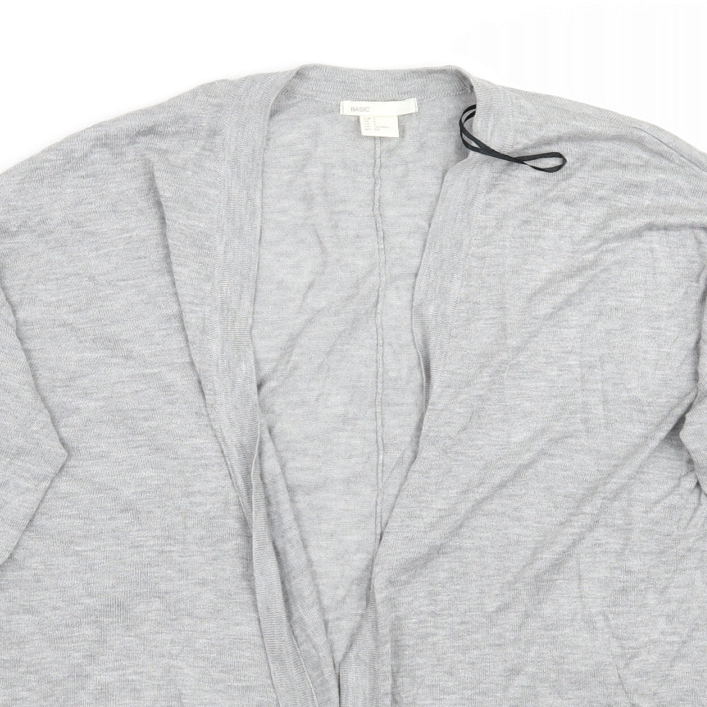 Womens UK Size S H&M Grey Cardigan Jumper