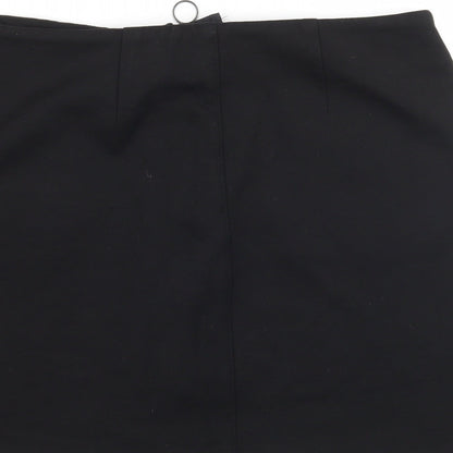 Red Herring Womens Black   A-Line Skirt Size 12