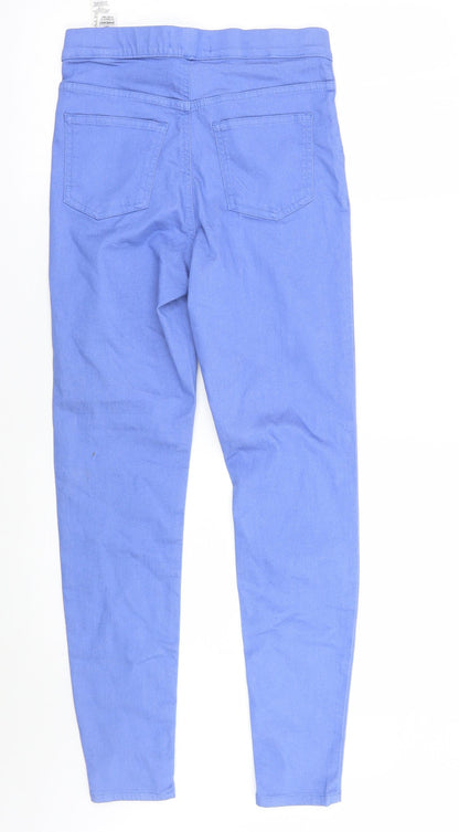 Womens UK Size 8 Marks and Spencer Regular Fit  Purple Trousers