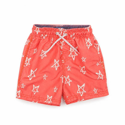 Front view of Next Baby Orange Geometric Cropped Trousers, size 12-18, Months