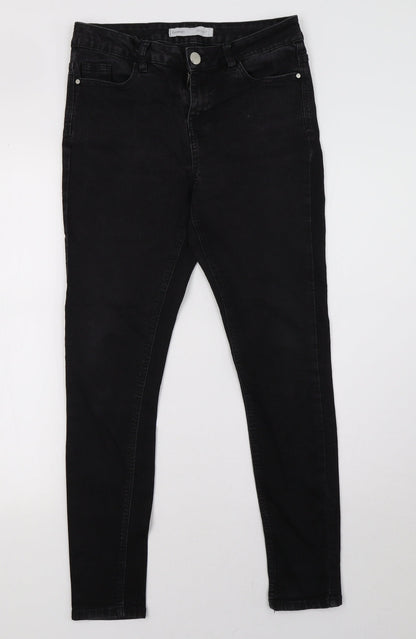 George Womens Black  Denim Skinny Jeans Size 10 L29 in