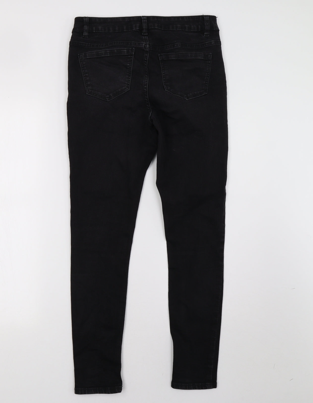 George Womens Black  Denim Skinny Jeans Size 10 L29 in