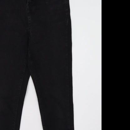 George Womens Black  Denim Skinny Jeans Size 10 L29 in