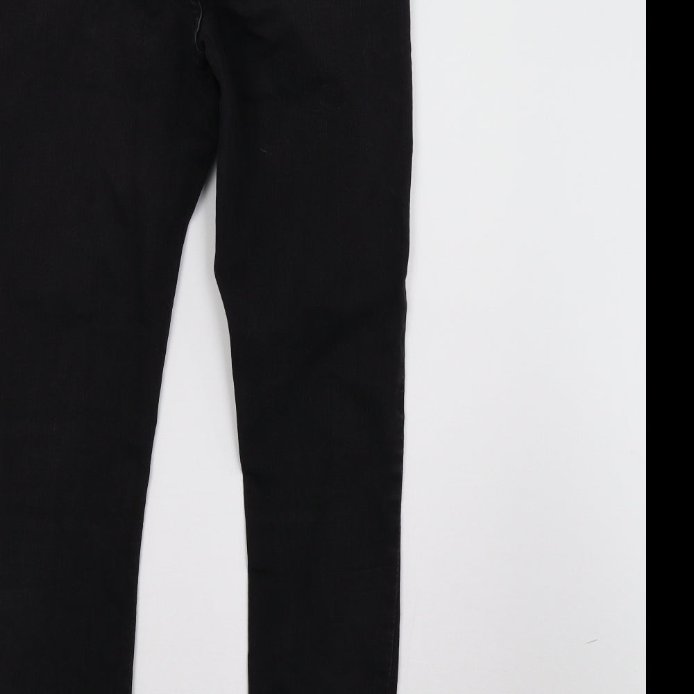 George Womens Black  Denim Skinny Jeans Size 10 L29 in
