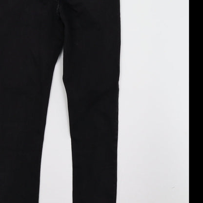 George Womens Black  Denim Skinny Jeans Size 10 L29 in