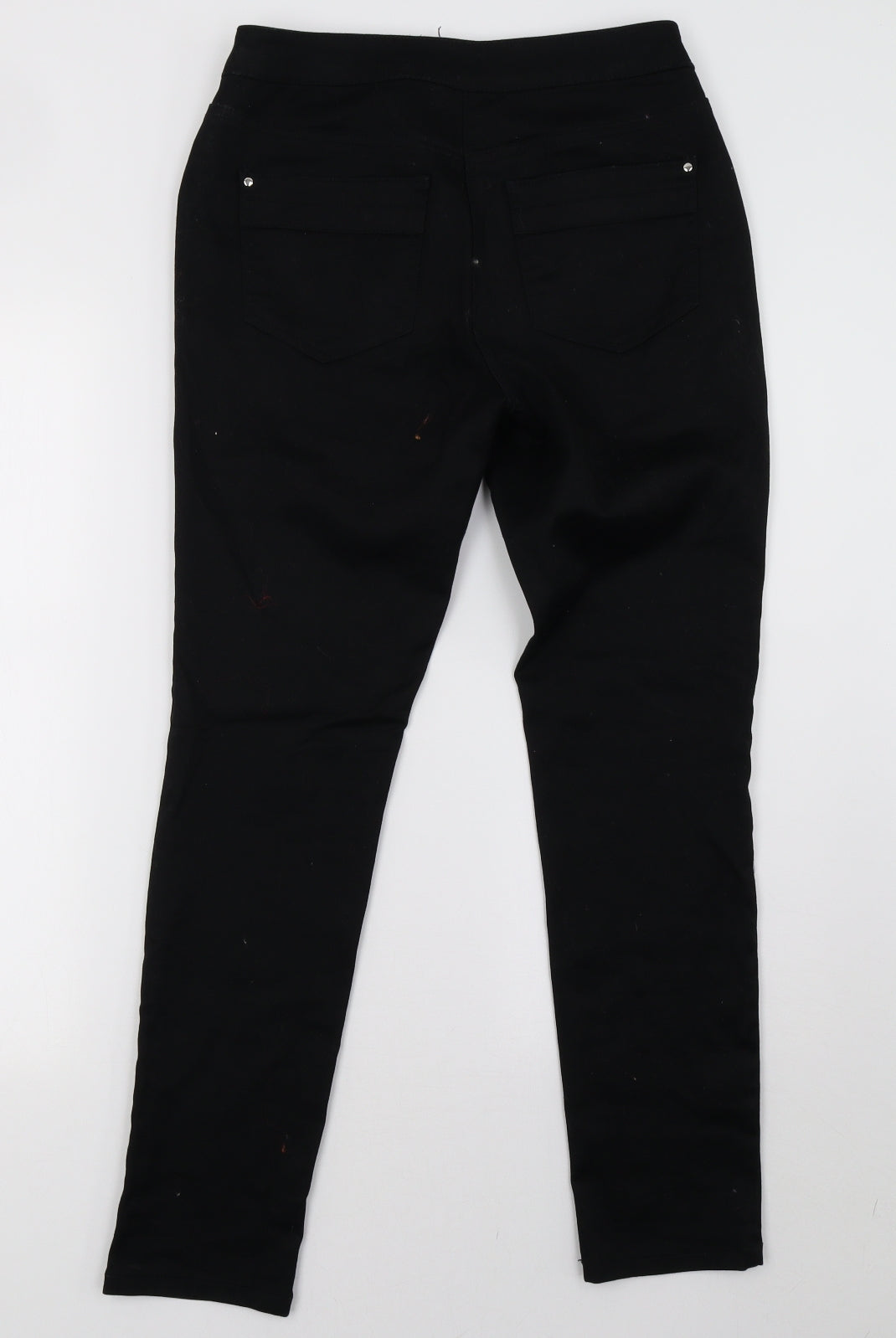 Womens UK Size 10 Preworn Regular Fit Skinny Black Jeans