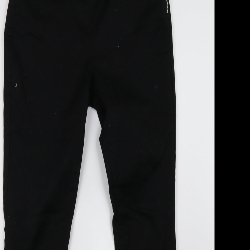 Womens UK Size 10 Preworn Regular Fit Skinny Black Jeans