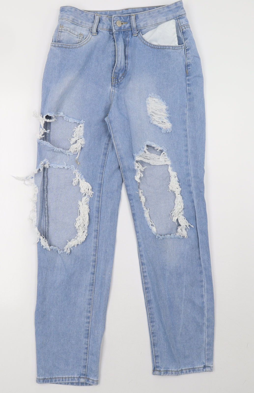 SheIn Womens Blue  Denim Mom Jeans Size S L29 in