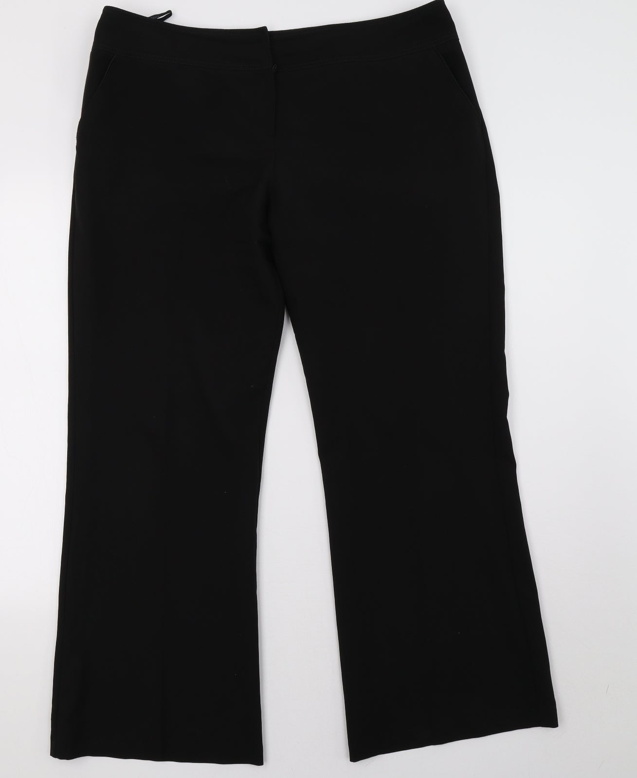 Womens UK Size 16 Dorothy Perkins Regular Fit  Black Trousers