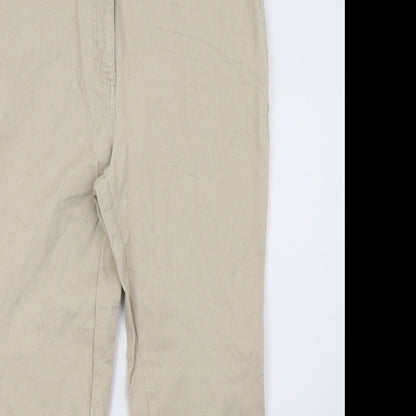 blue express Womens Beige   Trousers  Size 14 L29 in