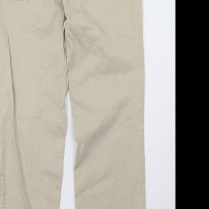 blue express Womens Beige   Trousers  Size 14 L29 in