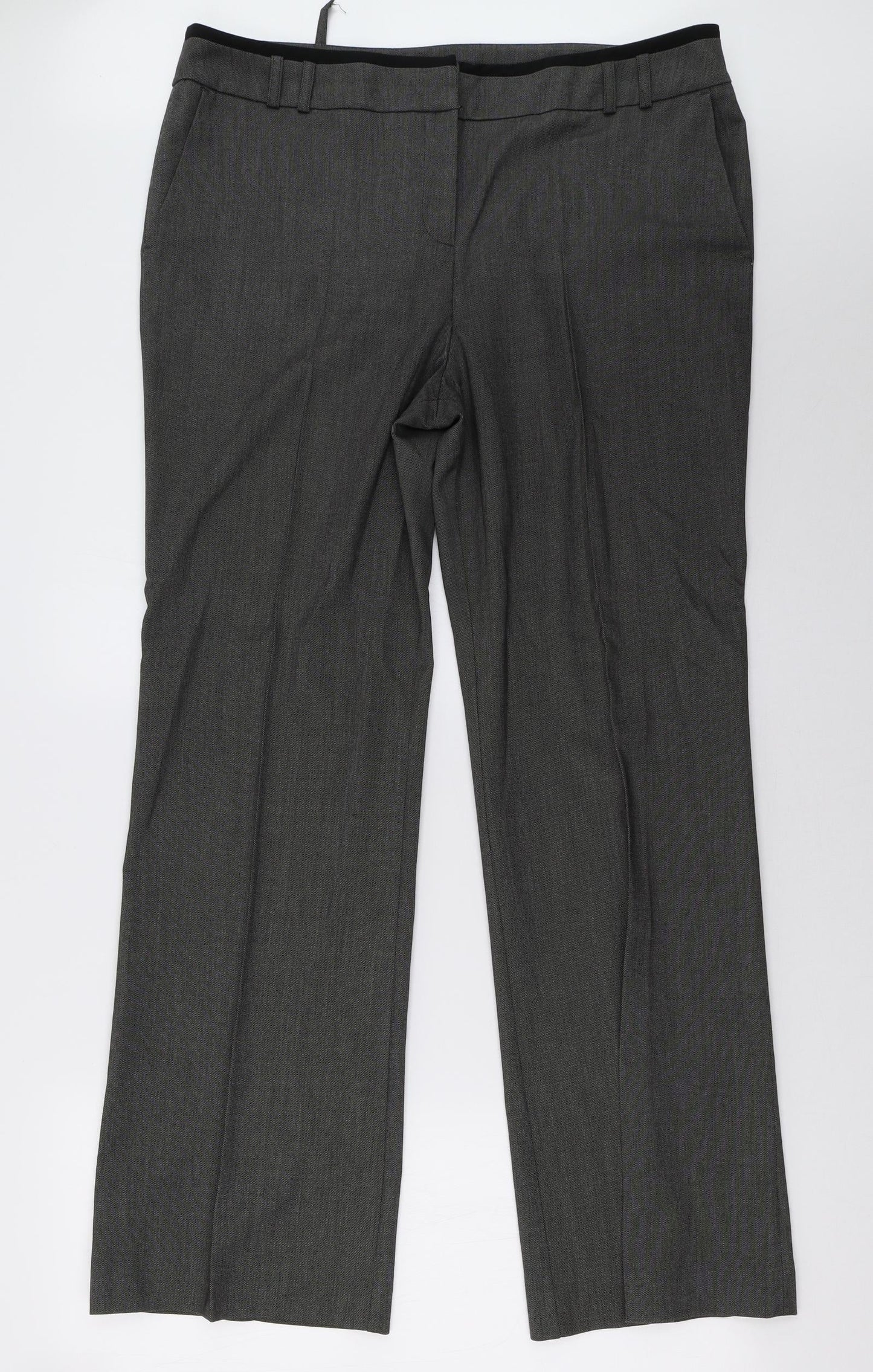 Womens UK Size 14 Sainsburys Regular Fit  Red Trousers