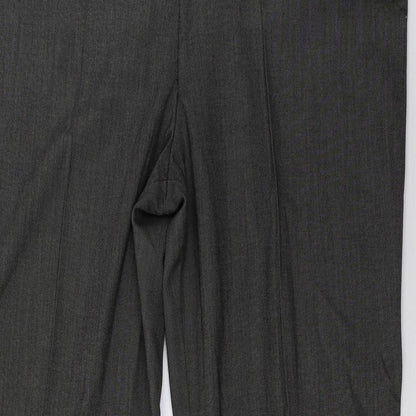 Womens UK Size 14 Sainsburys Regular Fit  Red Trousers
