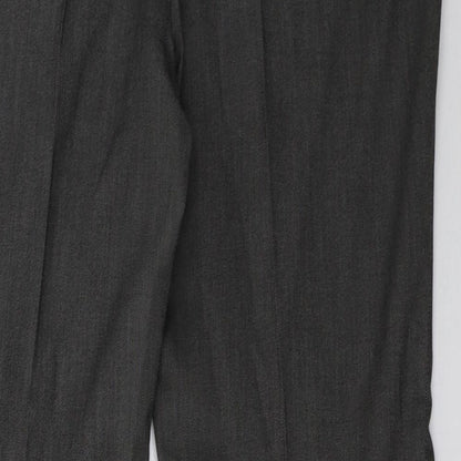 Womens UK Size 14 Sainsburys Regular Fit  Red Trousers
