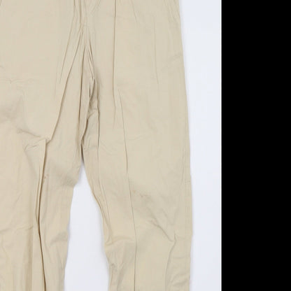 Womens UK Size 8 French Connection Regular Fit  Beige Trousers