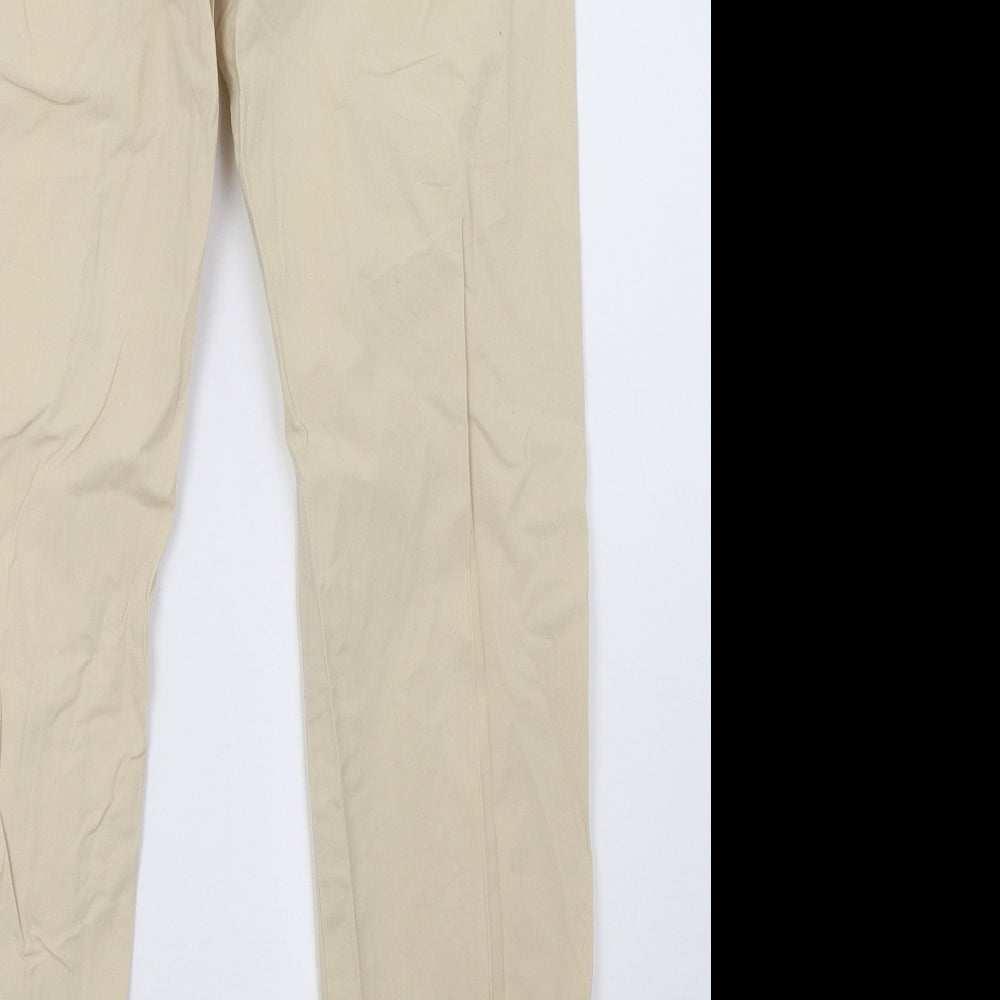 Womens UK Size 8 French Connection Regular Fit  Beige Trousers