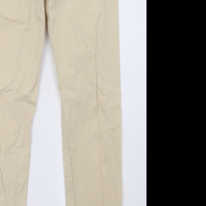 Womens UK Size 8 French Connection Regular Fit  Beige Trousers